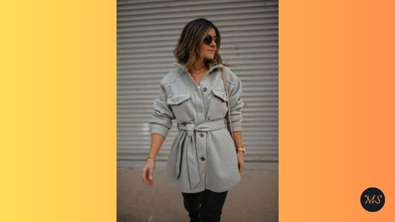Shacket Outfit Ideas - perfect contrast